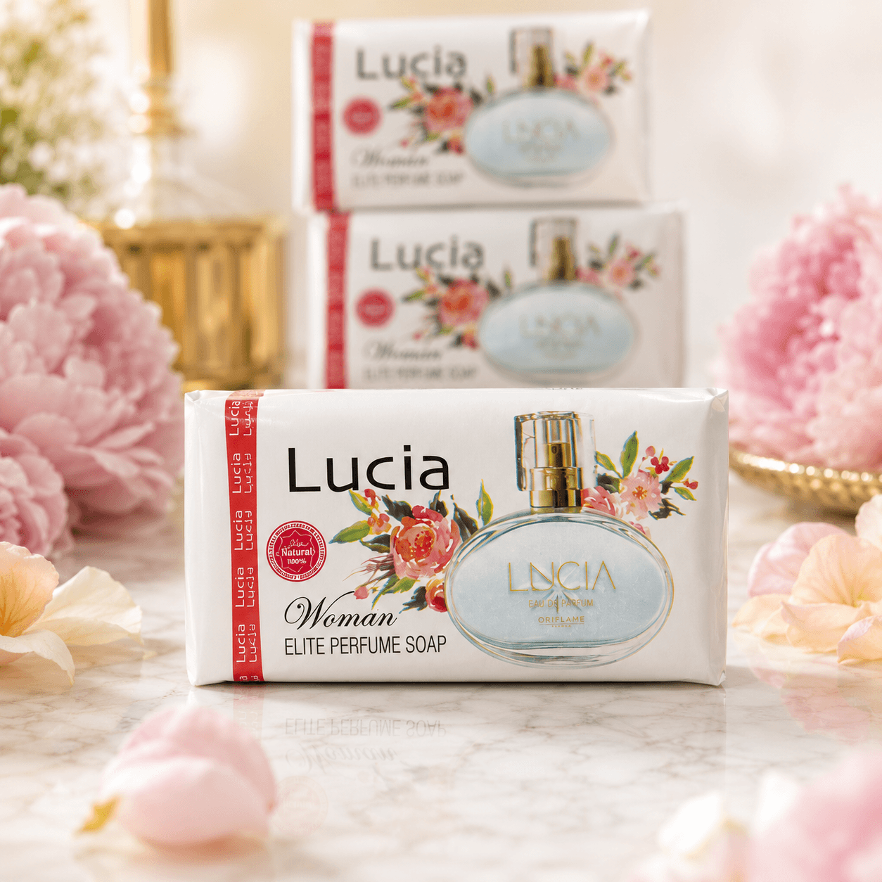 Арома — туалетное мыло женское, 140 г — "Lucia" в кор