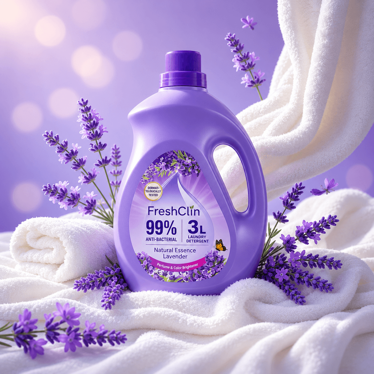 FreshClin — гель для стирки с кондиционером — (Lavender) 5000 мл