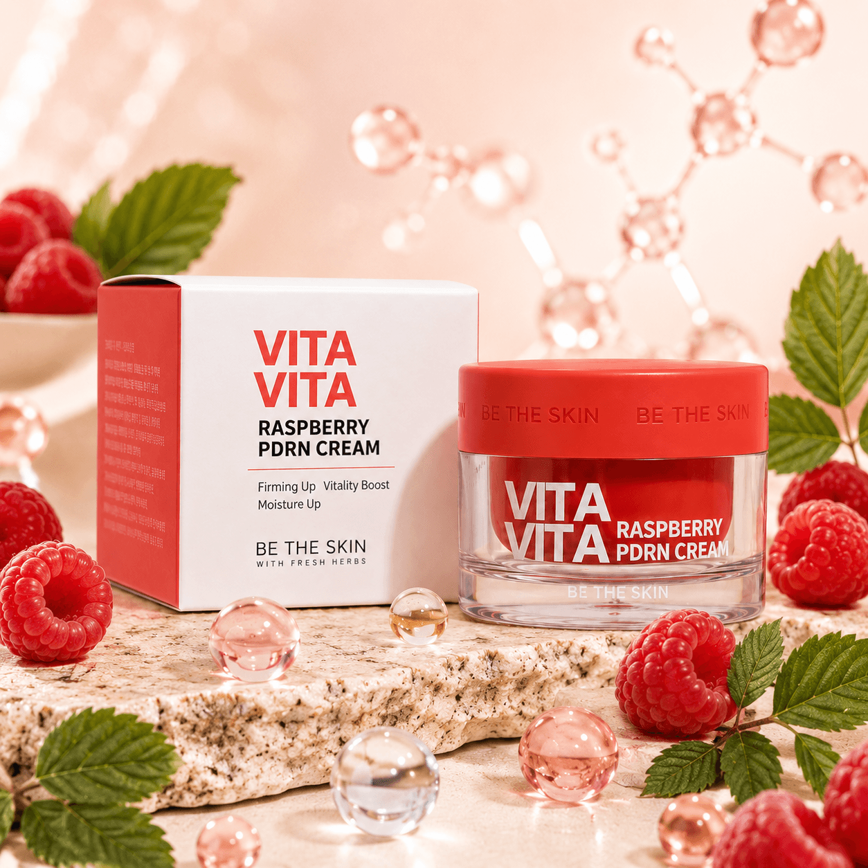 Be The Skin Vitavita Raspberry PDRN — антивозрастной крем