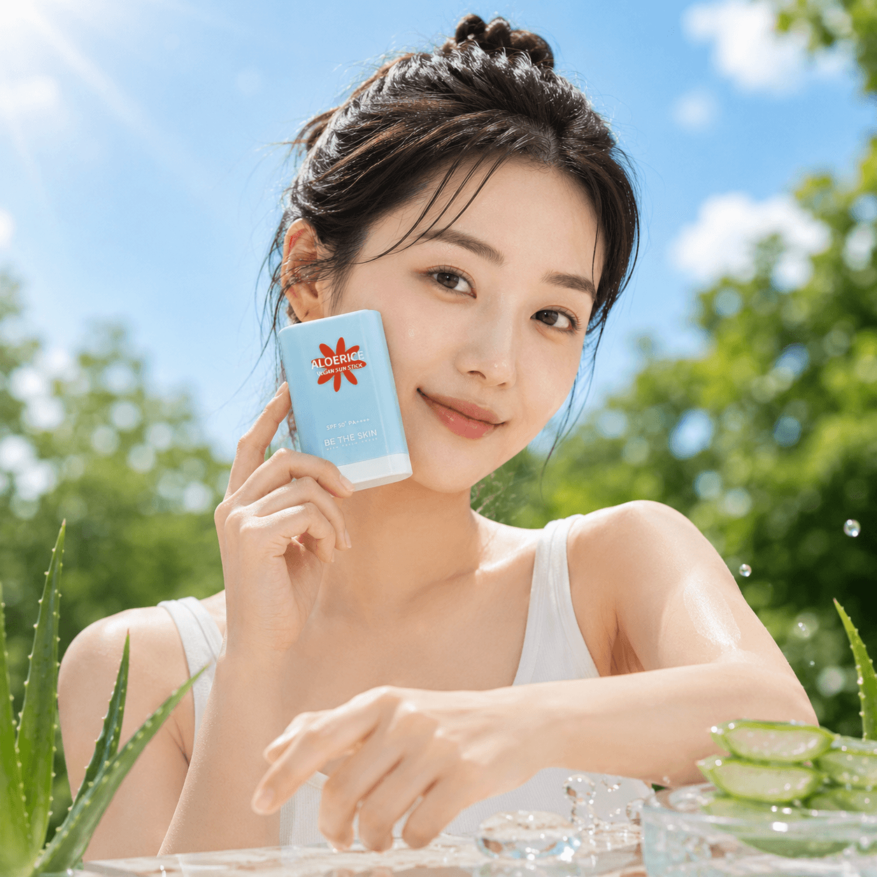 Be The Skin AloeRice Vegan — солнцезащитный стик SPF50+ PA++++