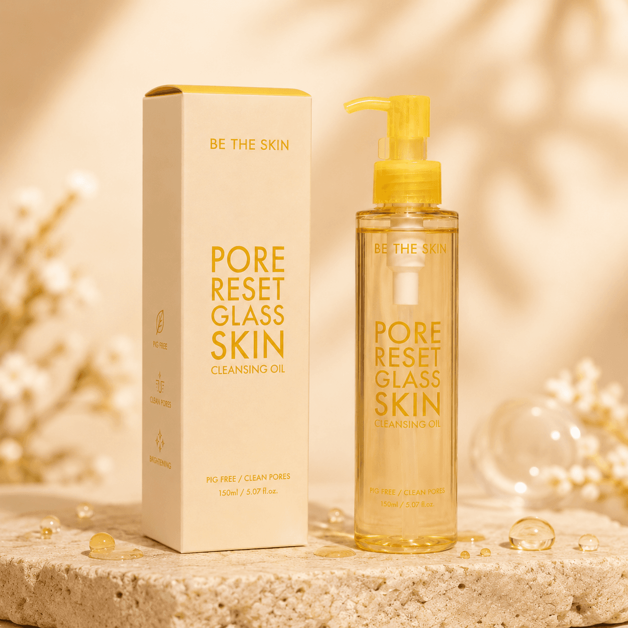 Be The Skin Pore Reset Glass Skin — гидрофильное масло для умывания