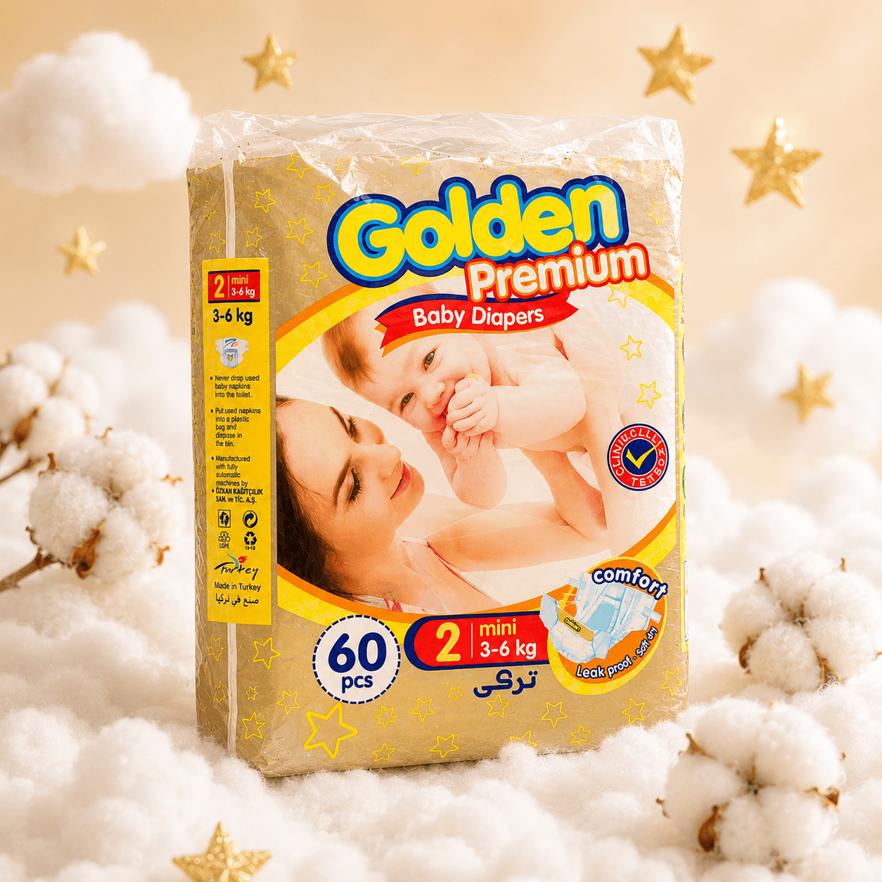 Golden — подгузники, 2 размер