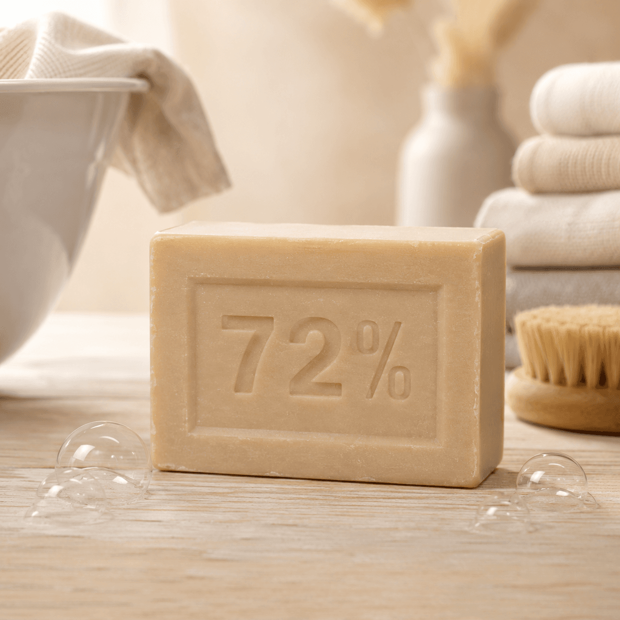 Хозяйственное мыло 72% без упаковки, 250 г