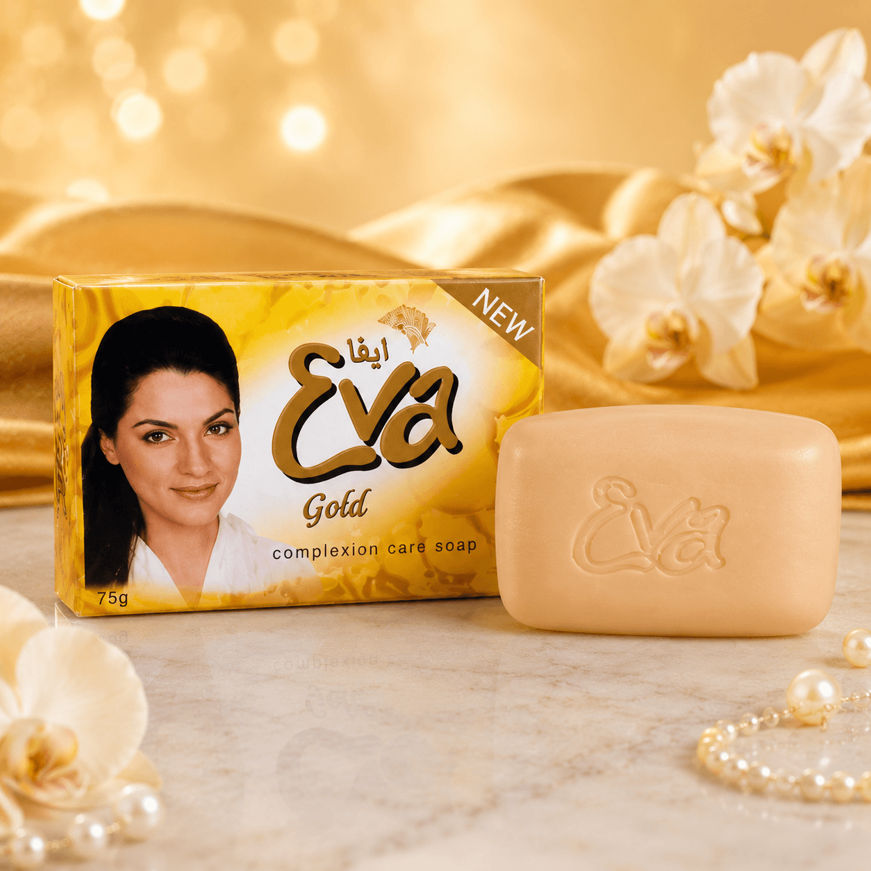 Eva — туалетное мыло, «Bar Gold», 75 мл