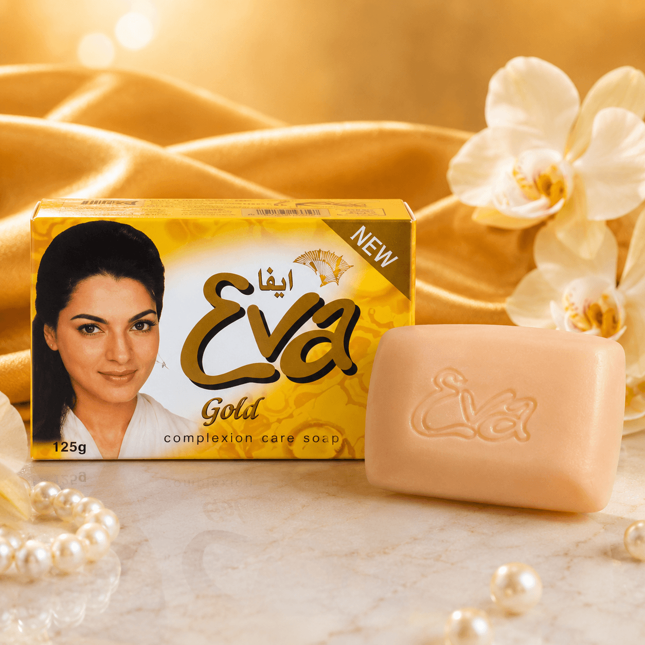 Eva — туалетное мыло, «Bar Gold», 125 мл