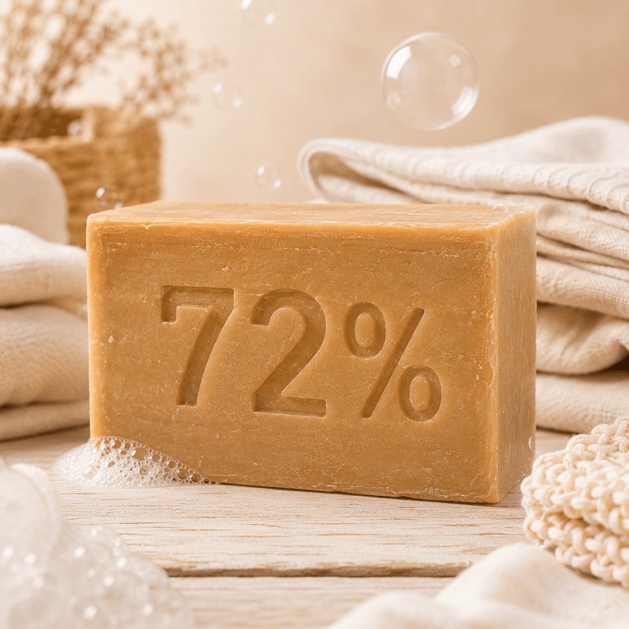 Хозяйственное мыло 72% без упаковки, 200 г