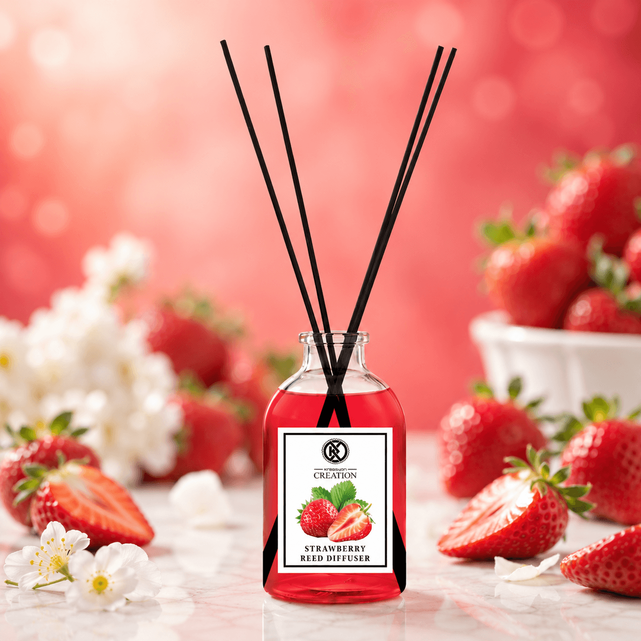 Kreasyon Creation — аромадиффузор для дома, «Strawberry», 115 мл