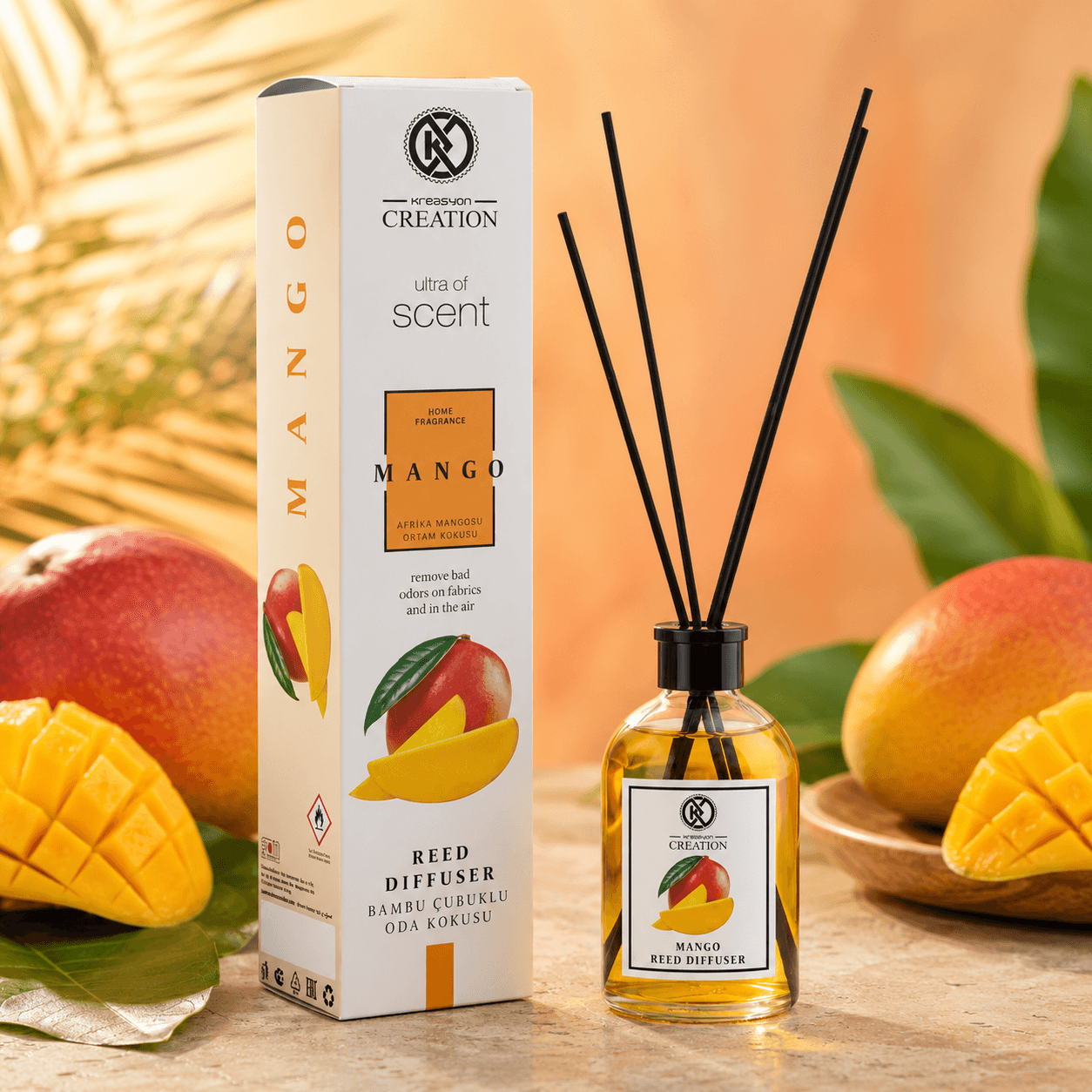 Kreasyon Creation — аромадиффузор для дома, «Peach», 115 мл