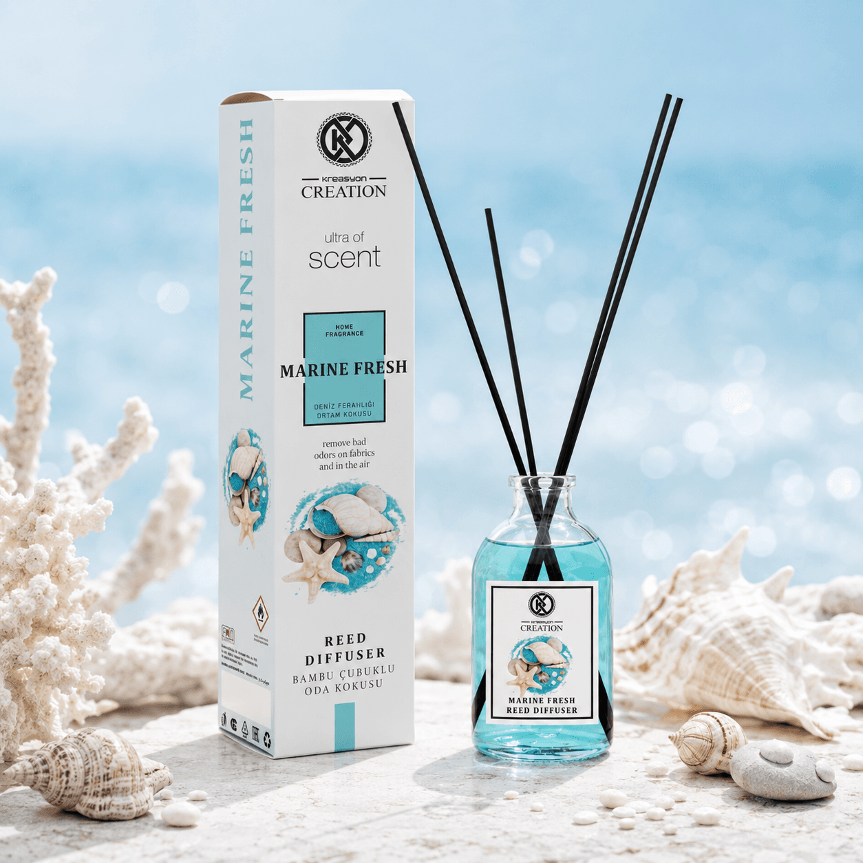 Kreasyon Creation — аромадиффузор для дома, «Marine Fresh», 115 мл