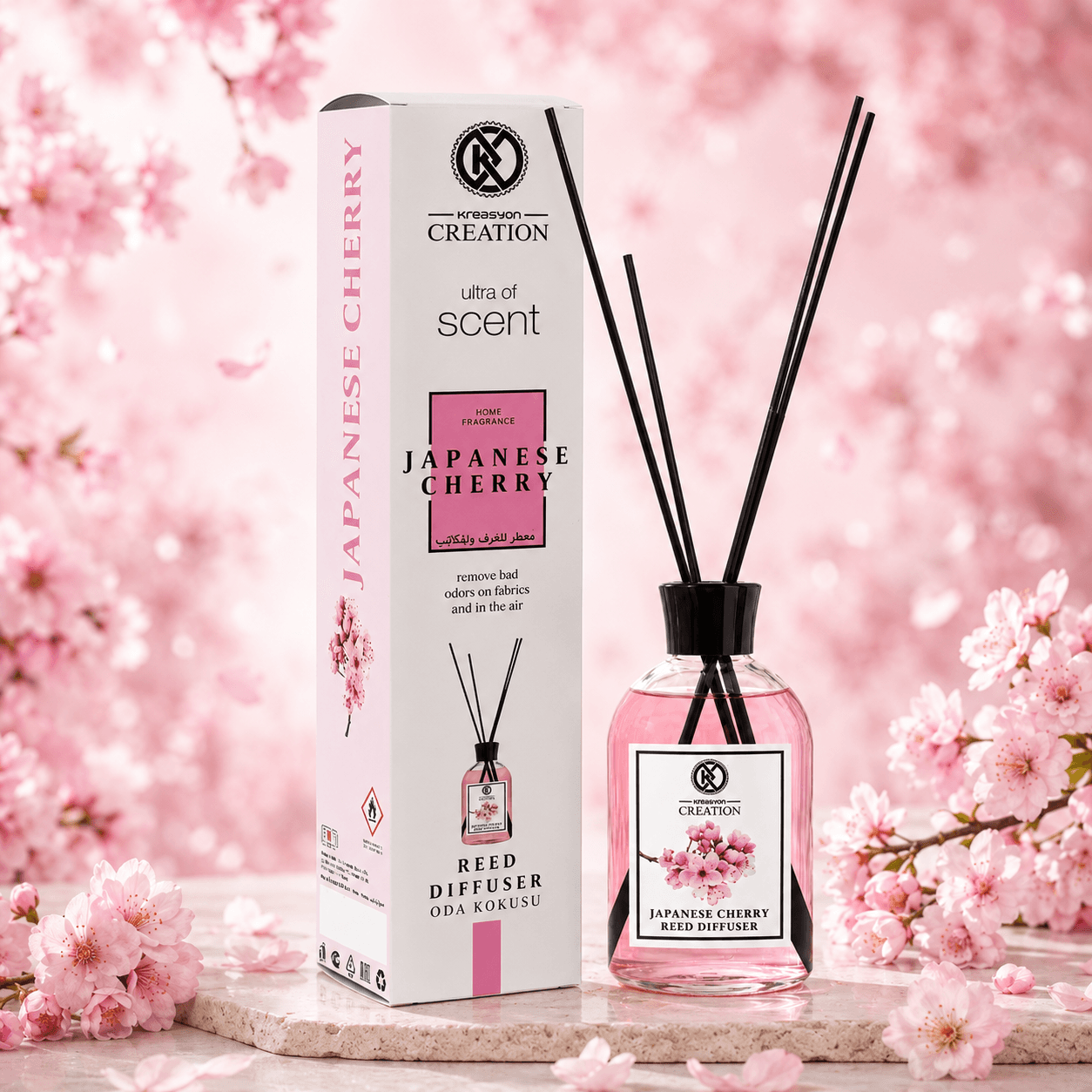 Kreasyon Creation — аромадиффузор для дома, «Japanese Cherry», 115 мл