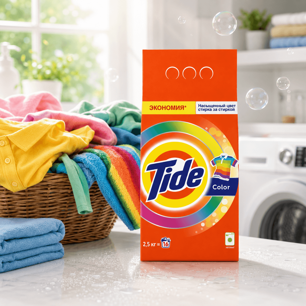Tide Color — стиральный порошок автомат, 2.5 кг