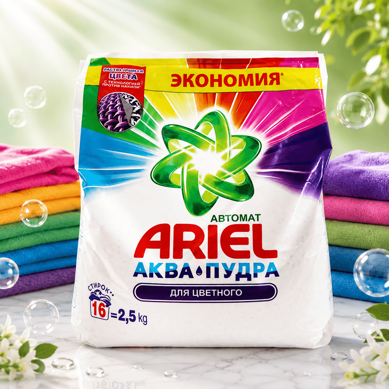 Ariel Color — стиральный порошок автомат, 2.5 кг