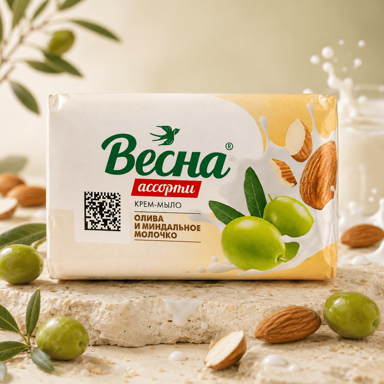 Крем-мыло туалетное «Весна», 90 г