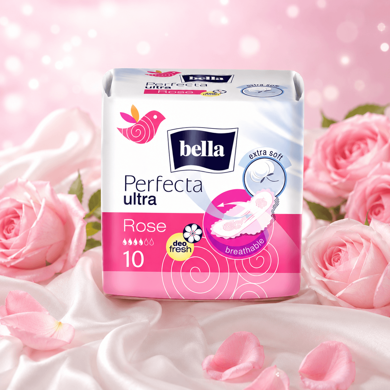 Bella Perfecta Rose — гигиенические прокладки ультратонкие, 10 шт