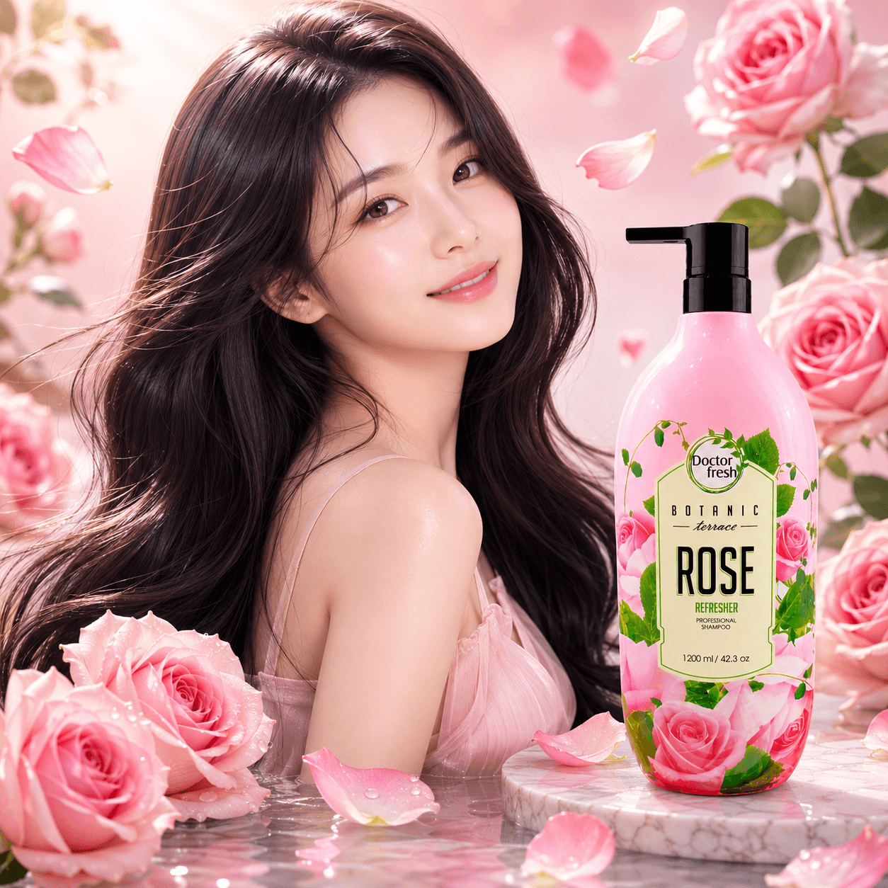 Doctor Fresh — шампунь, «Rose», 1200 мл