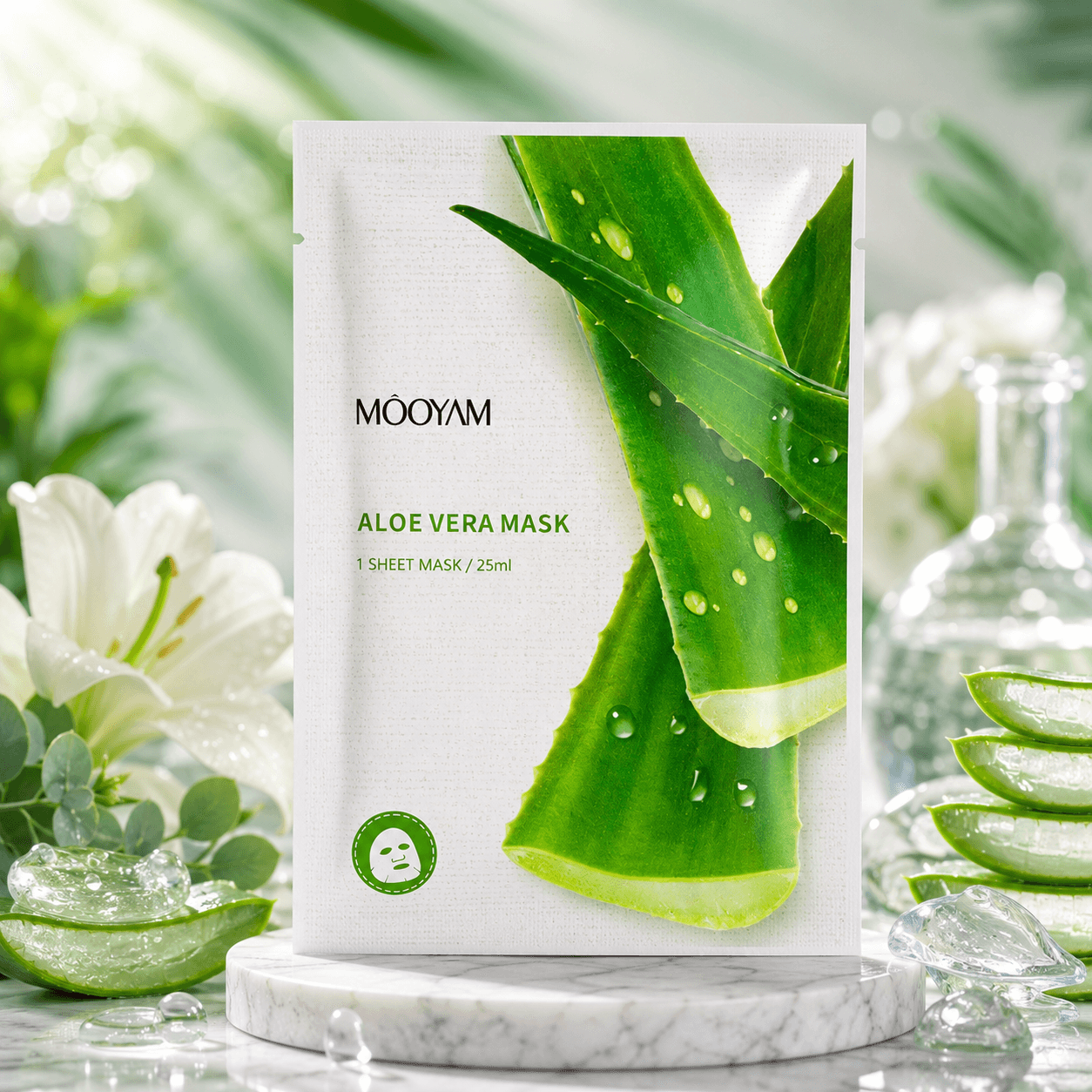 MOOYAM тканевая маска для лица «Aloe Vera»