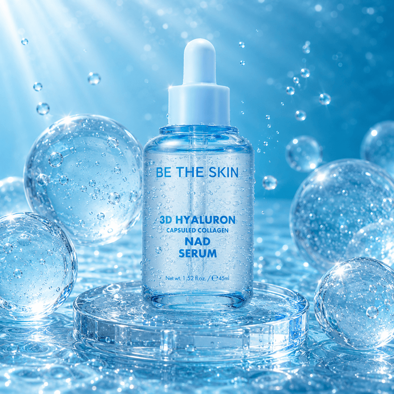 Be The Skin 3D Hyaluron Capsuled Collagen NAD — сыворотка с капсулами коллагена, 45 мл