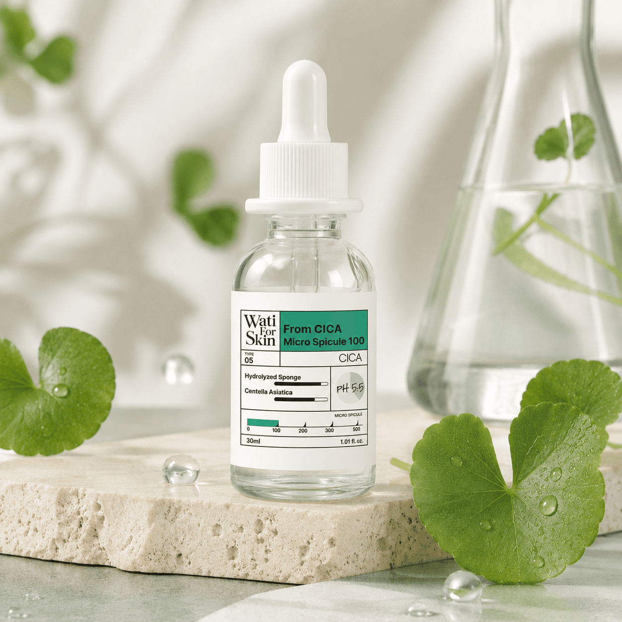 Wati For Skin From CICA Essenсe Micro Spicule 100 — эссенция для лица, 30 мл