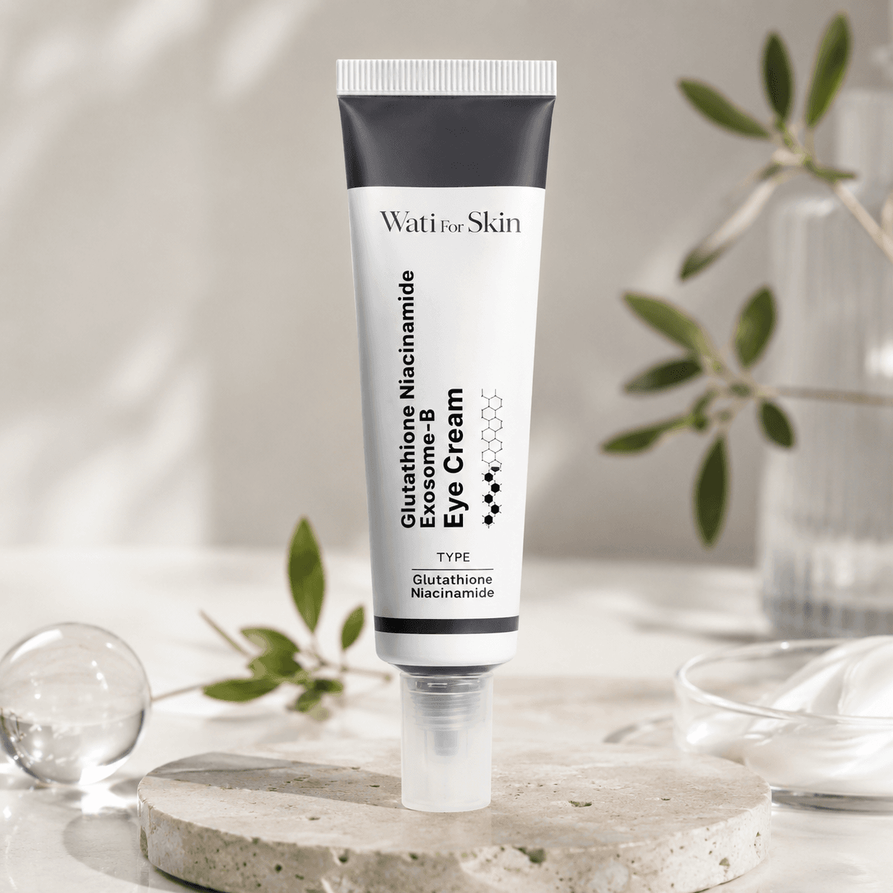 Wati For Skin Glutathione Niacinamide Exosome-B Eye Cream — антивозрастной крем, 30 мл