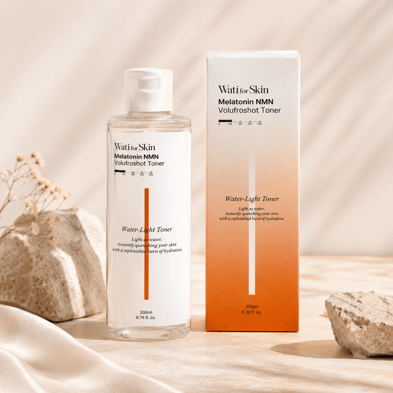 Wati For Skin Melatonin NMN Volufroshot Toner — тонер, 200 мл