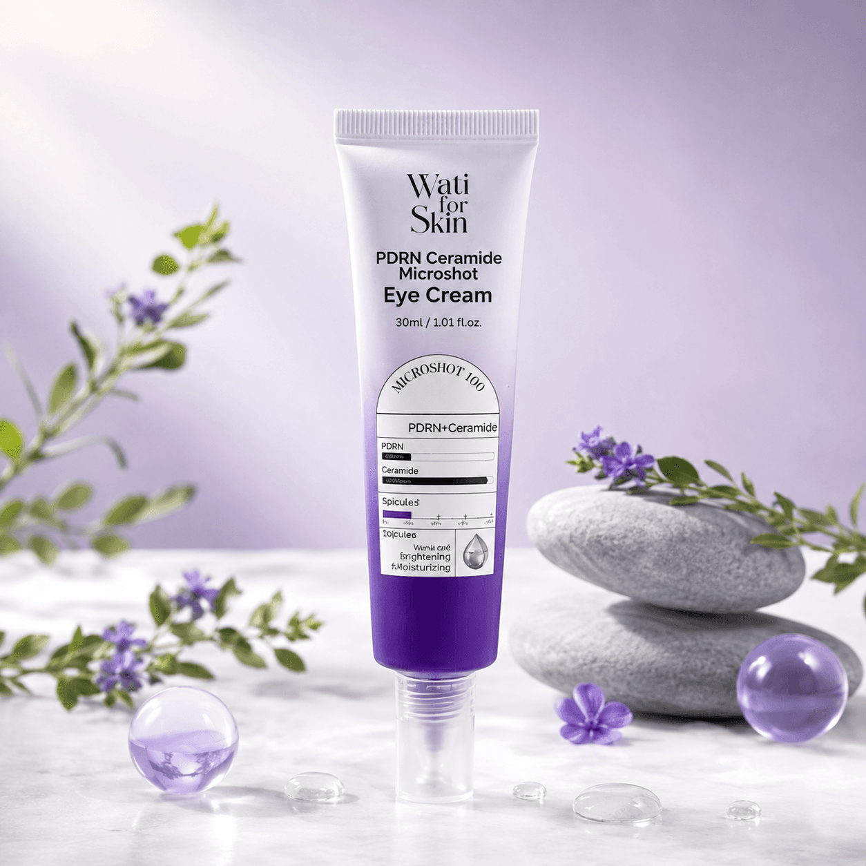 Wati For Skin PDRN Ceramide Micro Spicule Eye Cream — крем для глаз, 30 мл