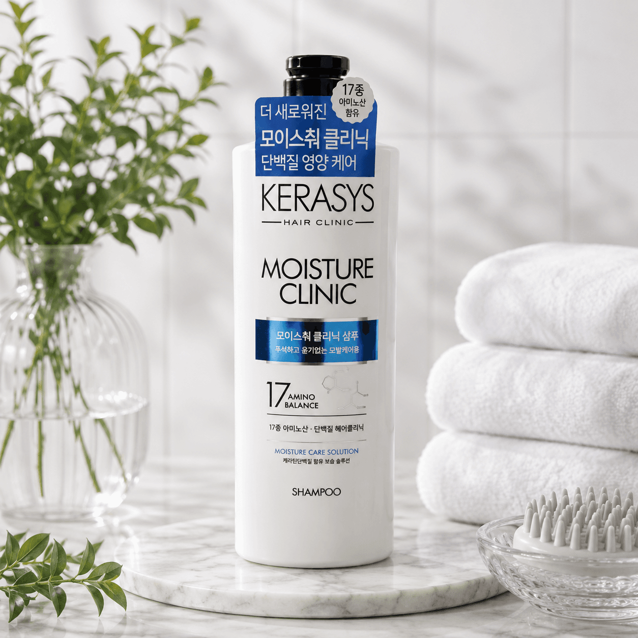 Kerasus — шампунь Moisture Clinic, Керасус кондиционер, 600 мл
