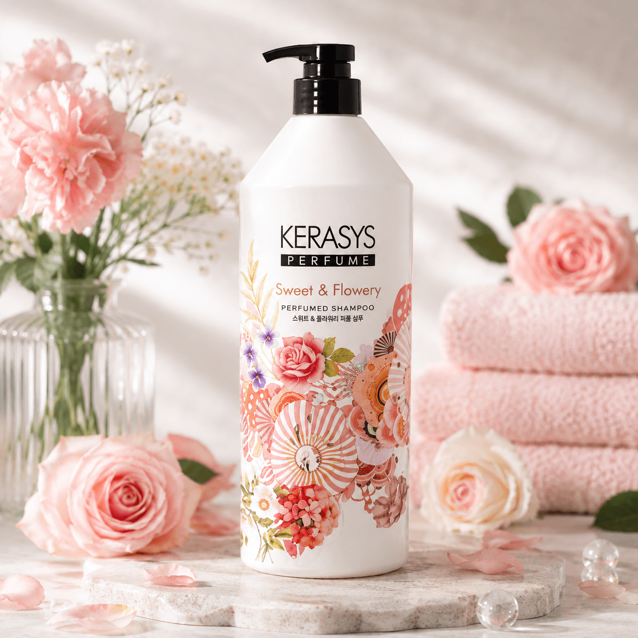 Kerasus — шампунь «Sweet & flowery», 1000 мл
