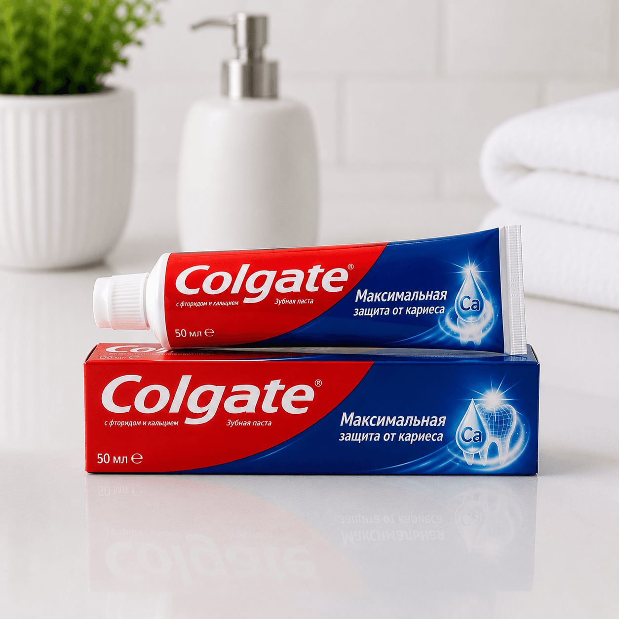 Colgate — зубная паста, «Максимальная защита», 50 мл
