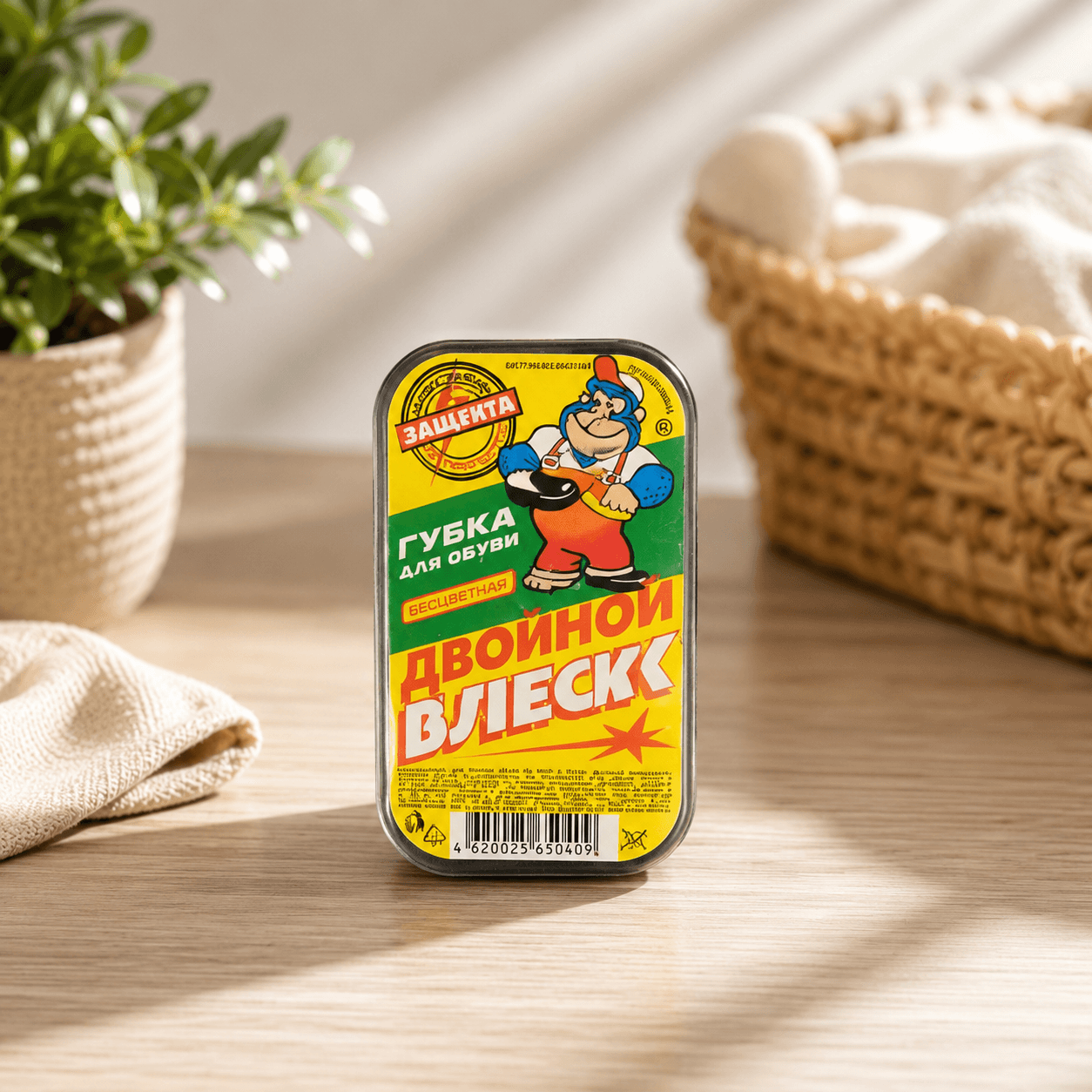 Губка для чистки обуви «Белый»