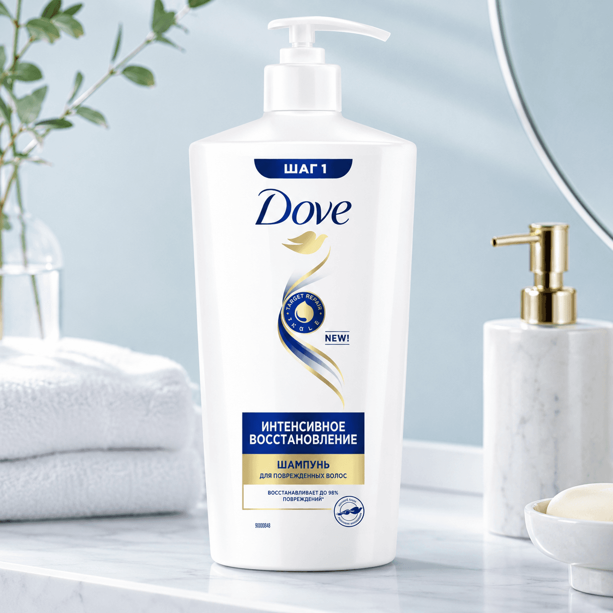 Dove шампунь «Интенсивное восстановление», 630 мл