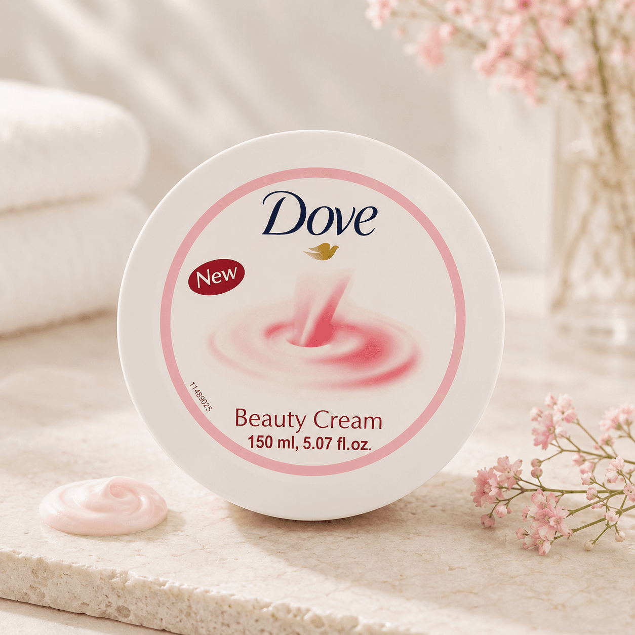 Dove — питательный увлажняющий крем «Красота и уход», 150 г