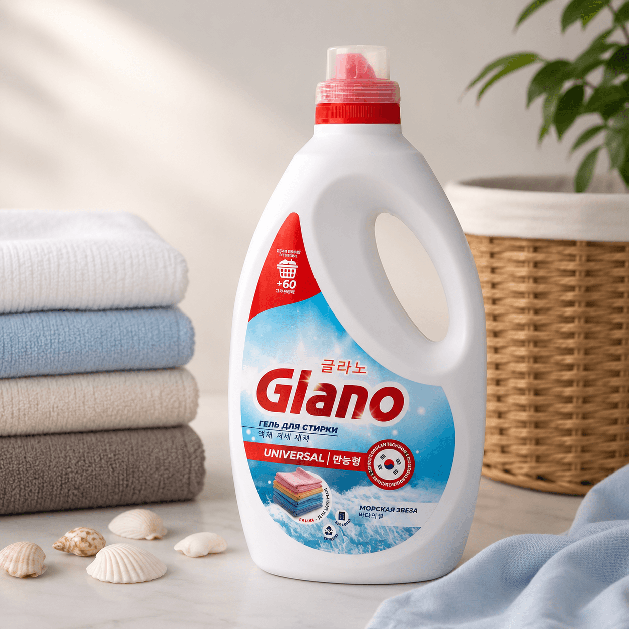 Glano — гель для стирки «Classic», 3000 мл
