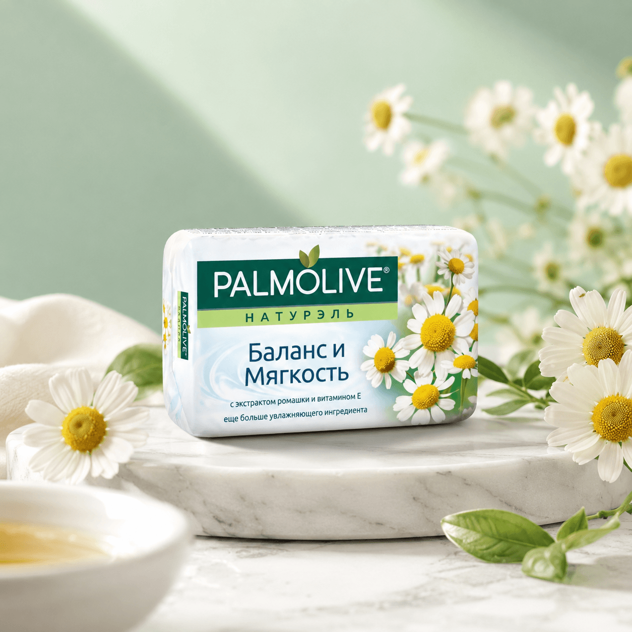 Palmolive — туалетное мыло, «Баланс и мягкость», 90 г
