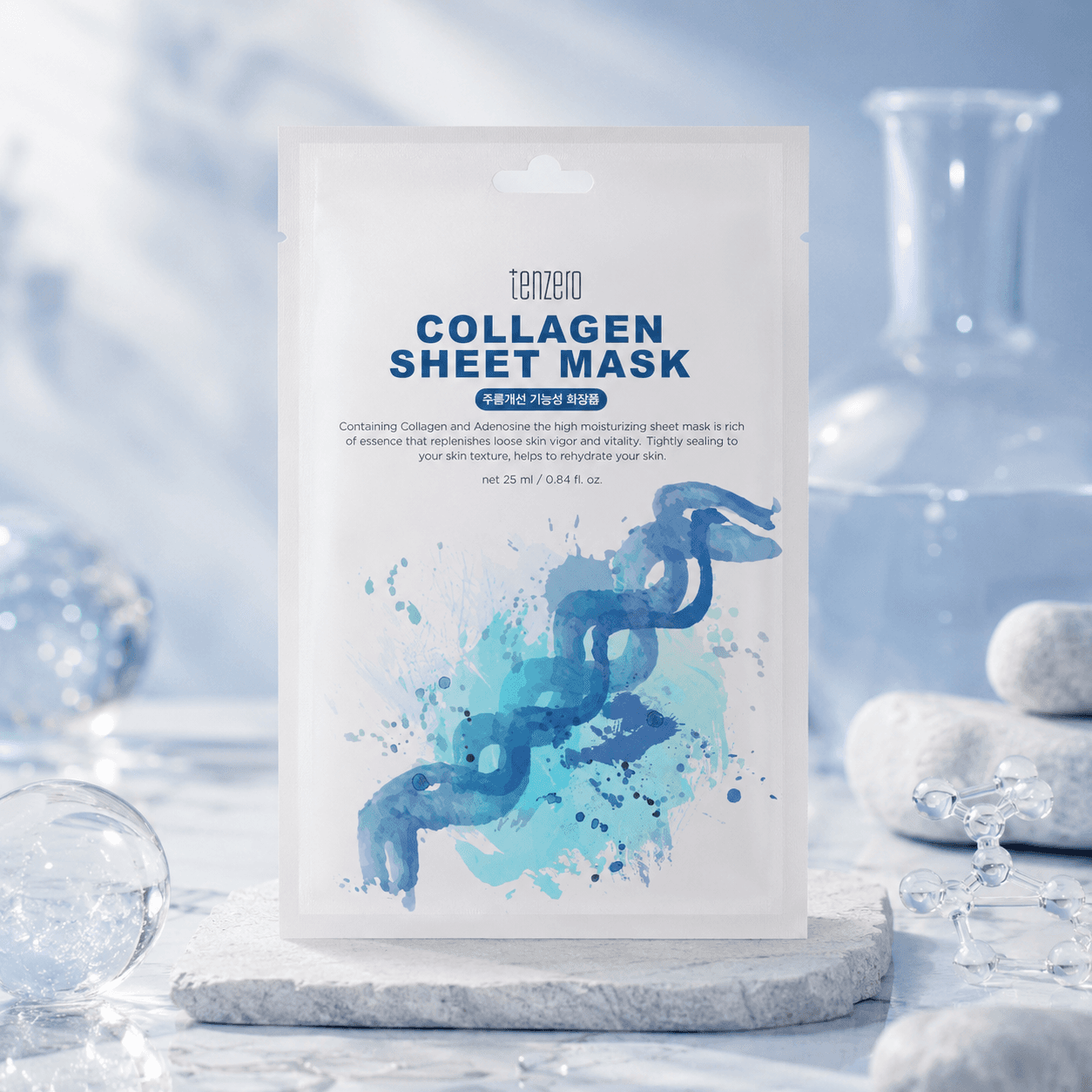 Tenzero тканевая маска для лица «Collagen sheet mask»