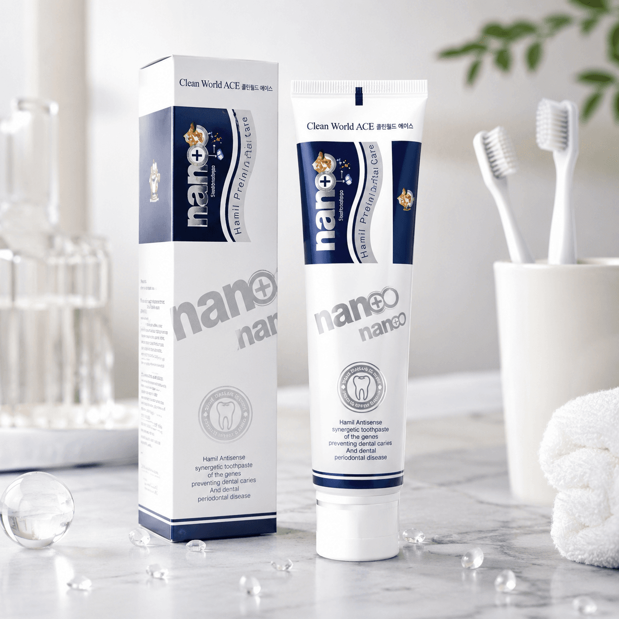Nano+ — зубная паста с наночастицами серебра, 150 мл