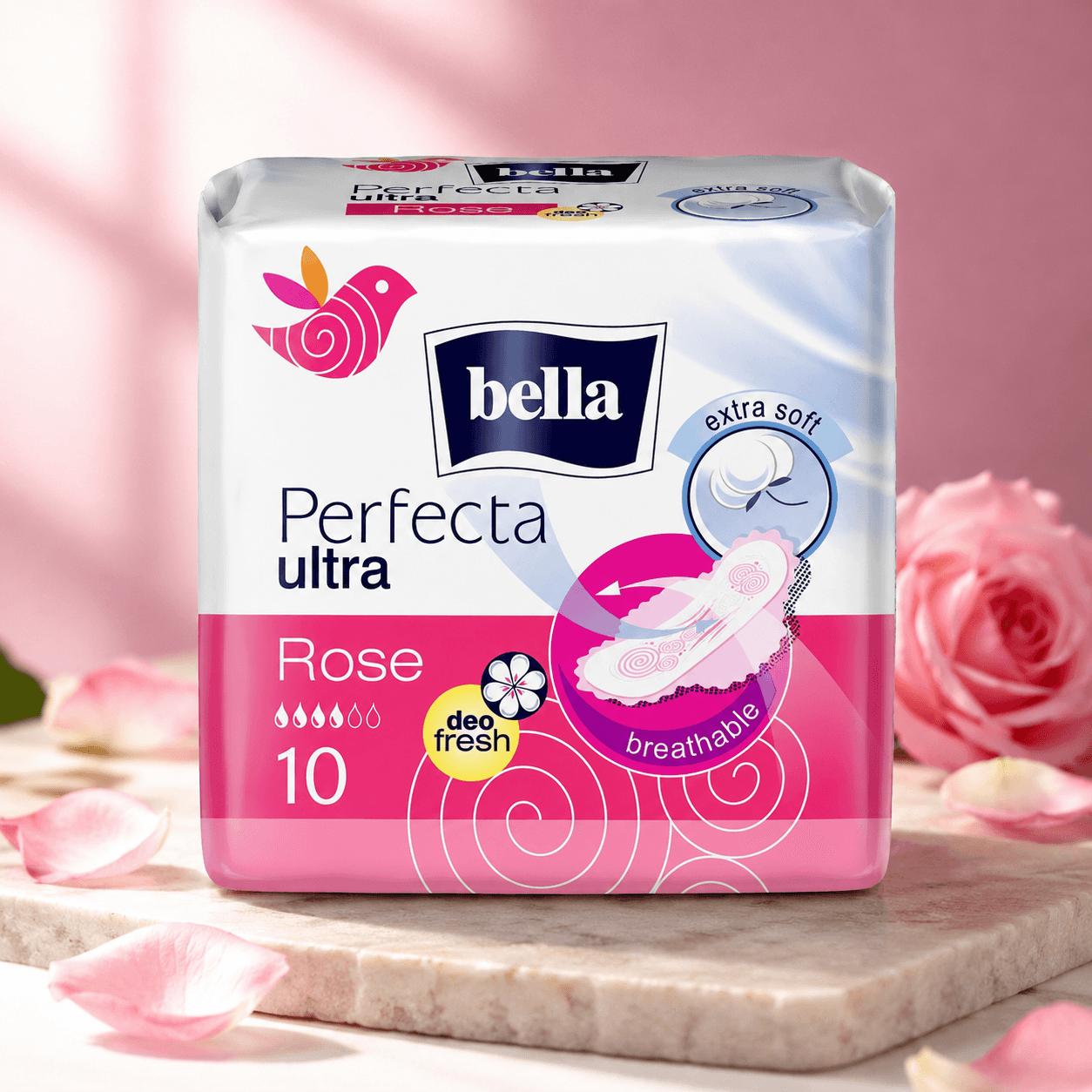 Bella Ultra Rose — гигиенические прокладки, 10 шт