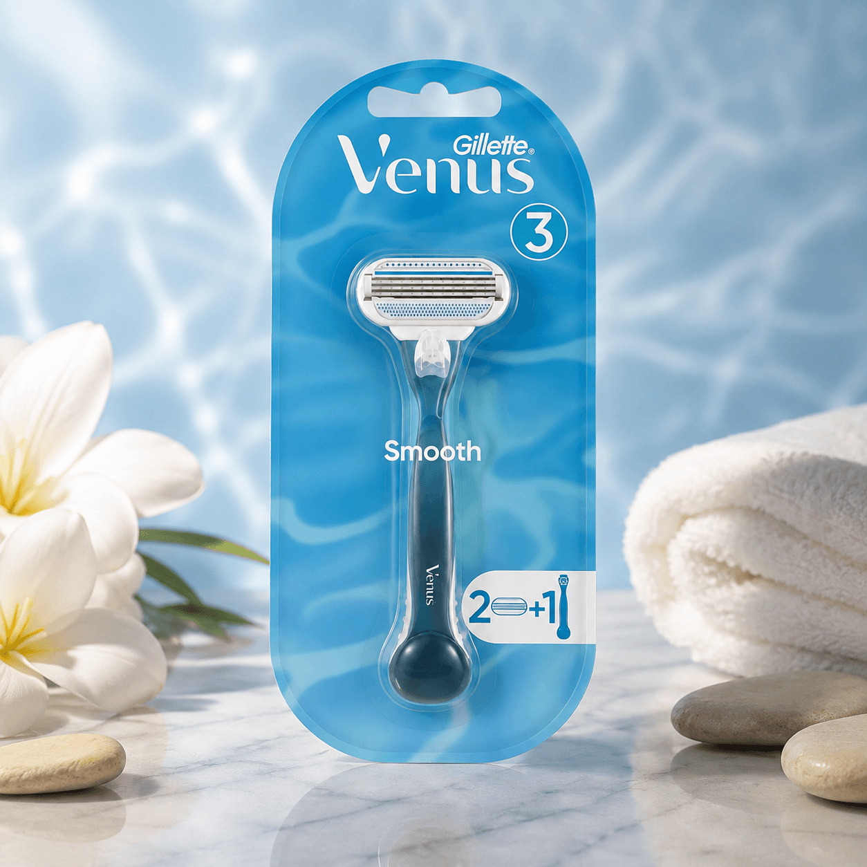 Gillette Venus — бритвенный станок женский, 2 кассеты