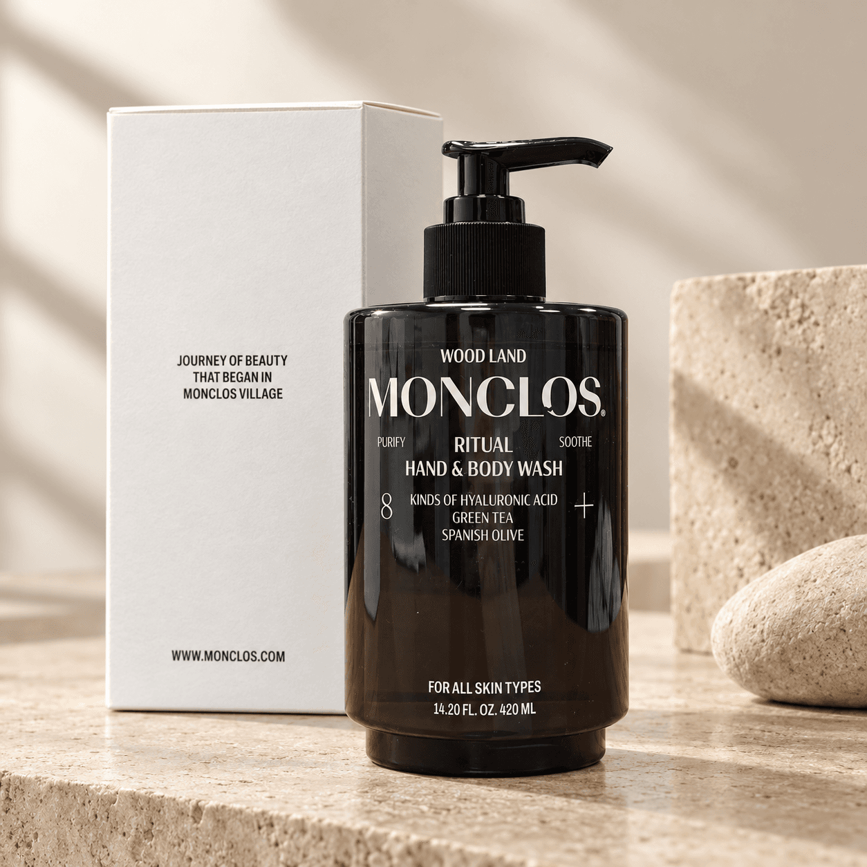 MONCLOS — гель для мытья рук и тела «Ritual», 420 мл