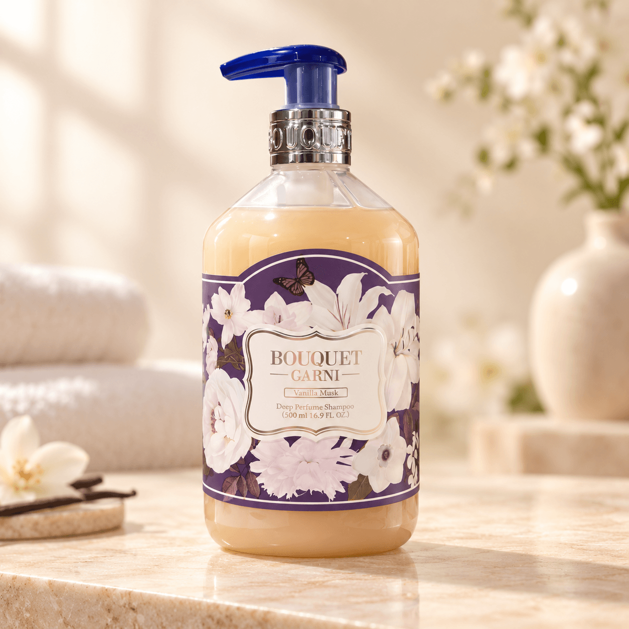 Bouquet Garni — парфюмированный шампунь Deep Perfume «Vanilla Musk», 500 мл