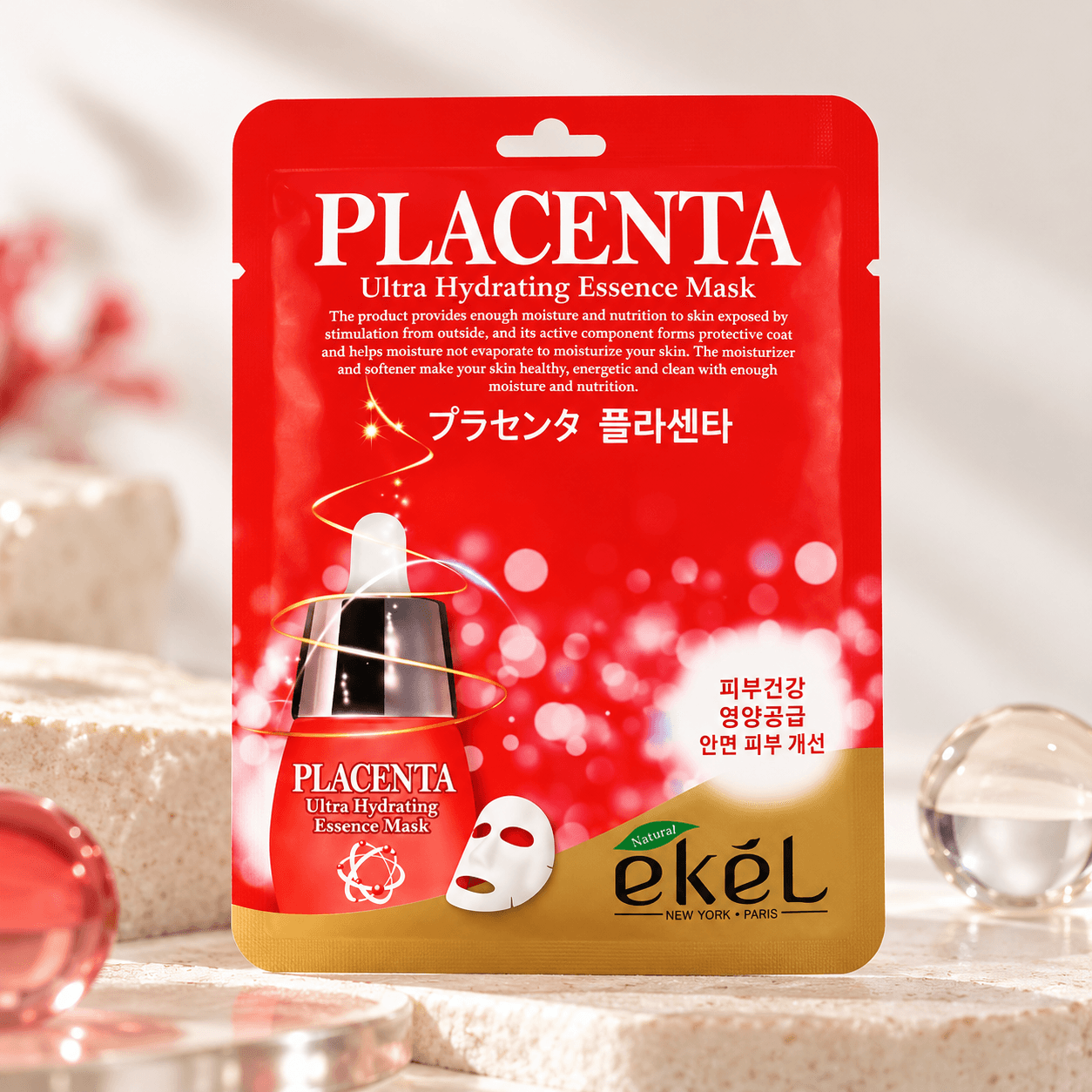 Ekel тканевая маска для лица «Placenta»